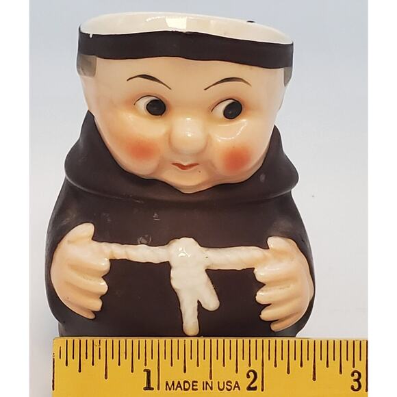 VTG Goebel Friar Tuck Monk Mini Creamer West Germany Hummel 4” Padres - Picture 7 of 7